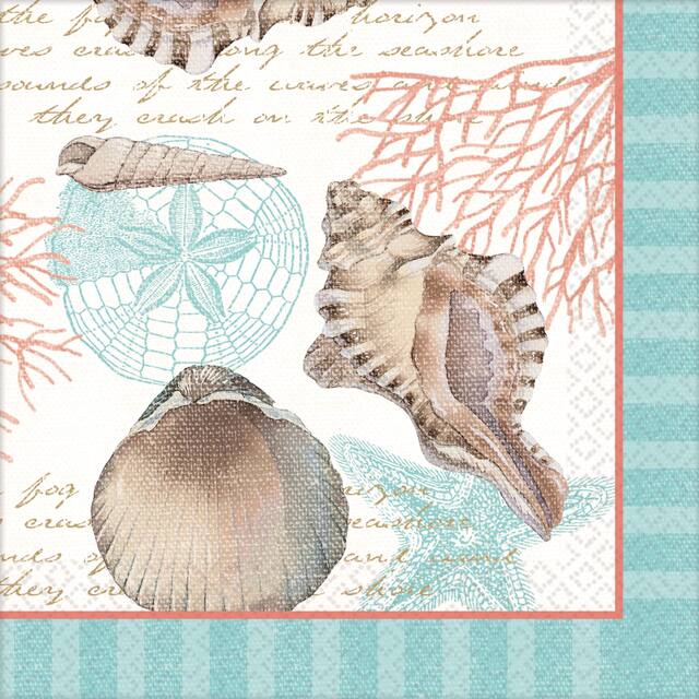 Eco Sea Napkins, 16-pk Front_Flat