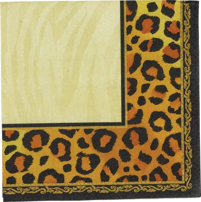 Safari Lunch Napkins, 16-pk Front_Flat