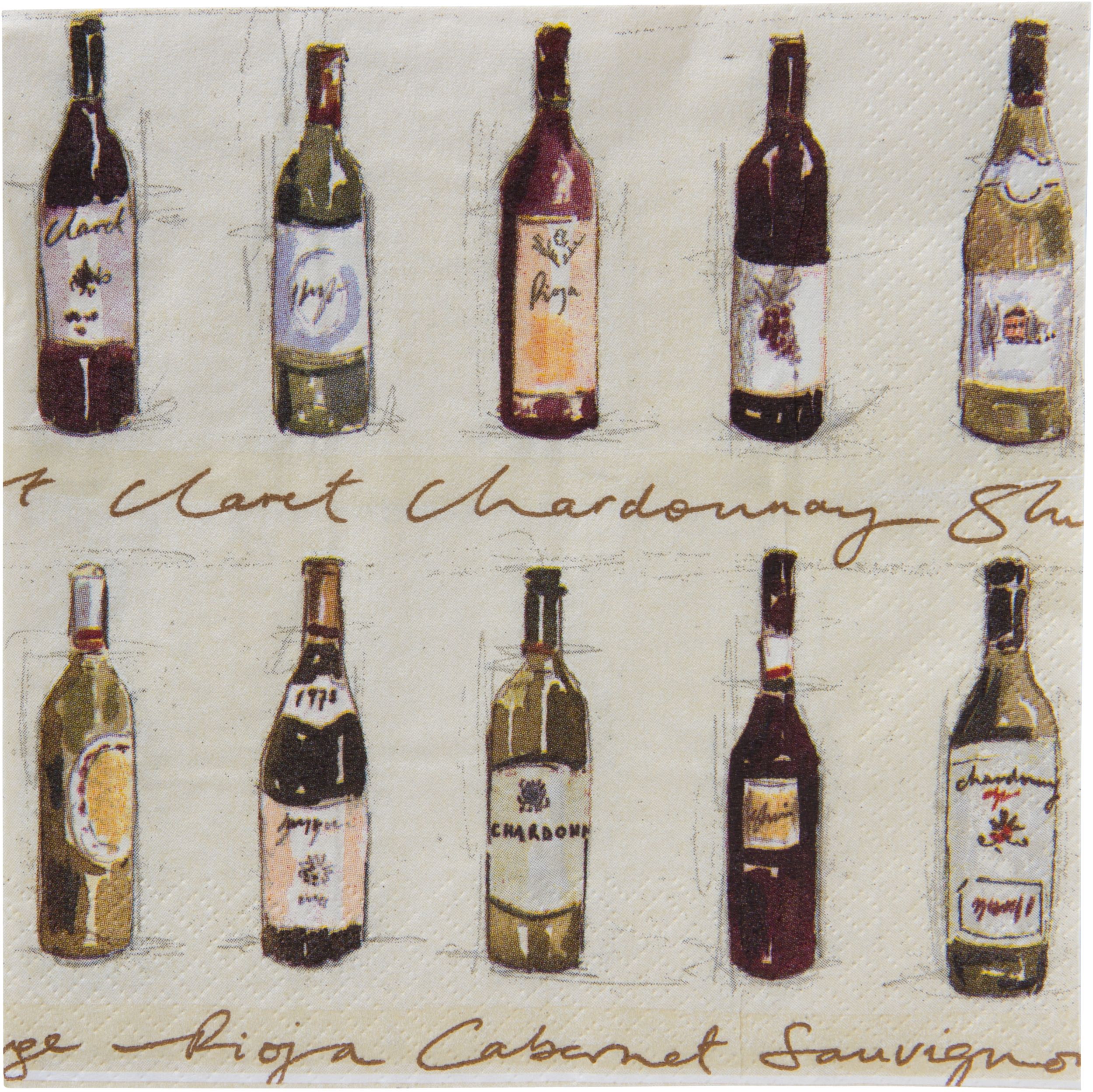 Vineyard Lunch Napkins Front_Flat