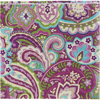 Plum Paisley Lunch Napkins Front_Flat