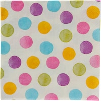 Serviettes de table aquarelle souple Front_Flat