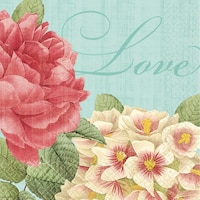 Blissful Blooms Beverage Napkins, 36-pk Front_Flat