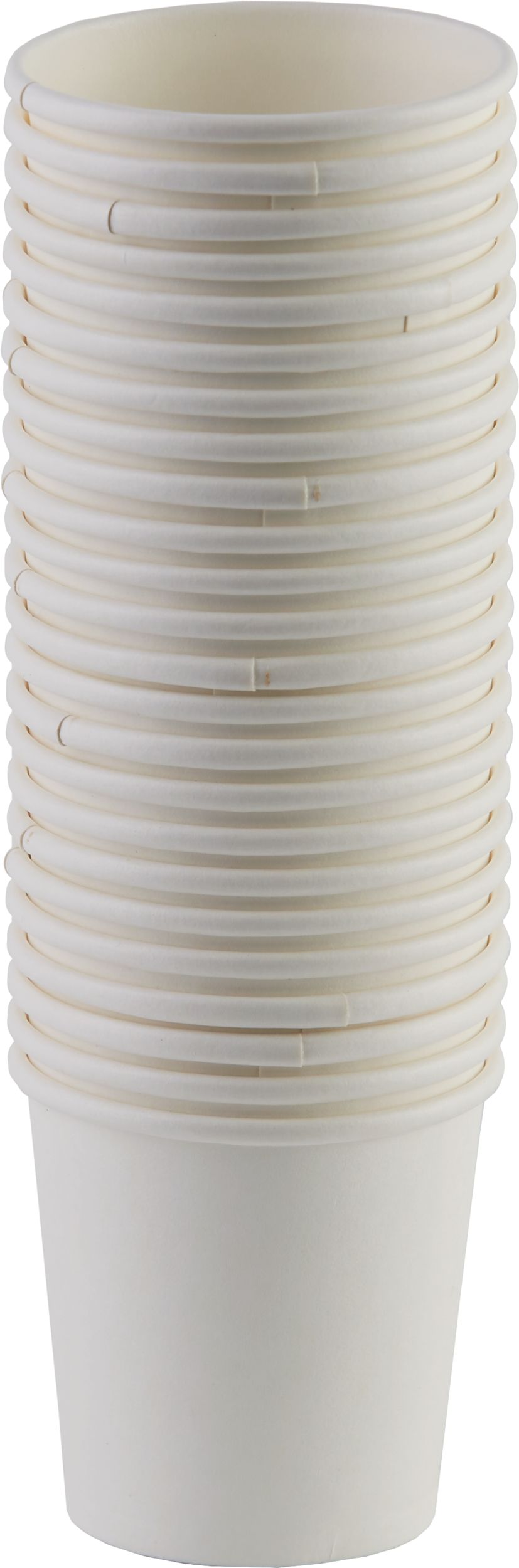 Paper Disposable Coffee Cups with Handles, White, 4-oz, 50-pk, for Christmas/Thanksgiving/New Year's Eve/Birthday Party Front_Elevated