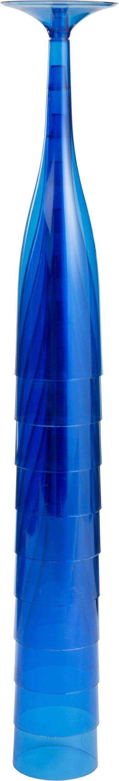 Big Party Pack Royal Blue Plastic Champagne Flutes, 20-ct Front_Flat