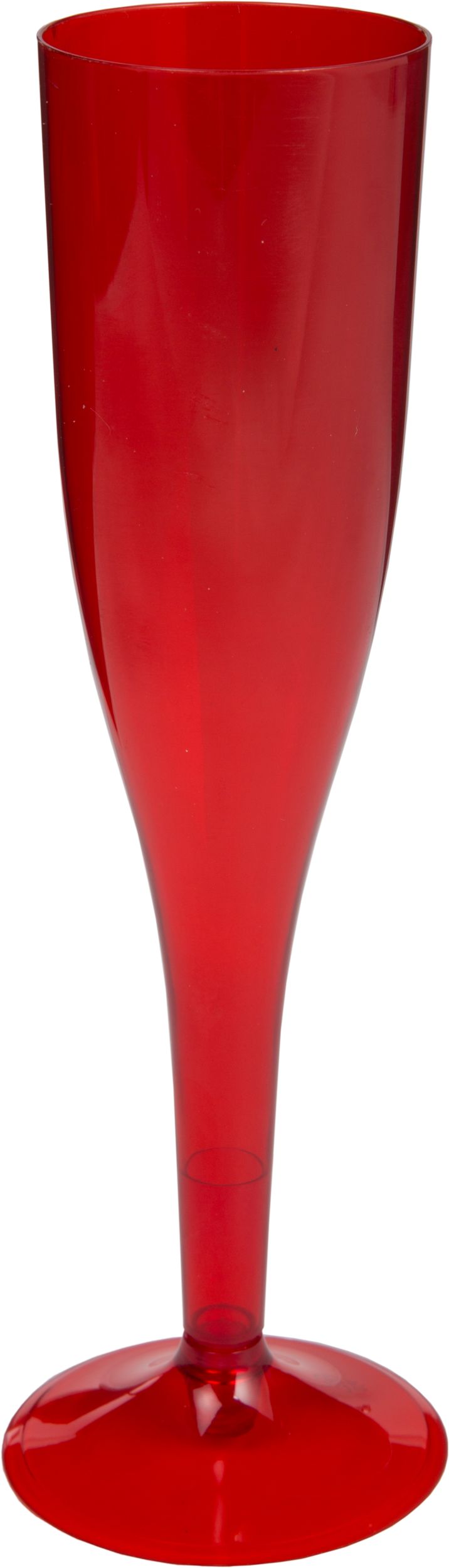 Big Party Pack Red Plastic Champagne Flutes, 20-ct Front_Elevated