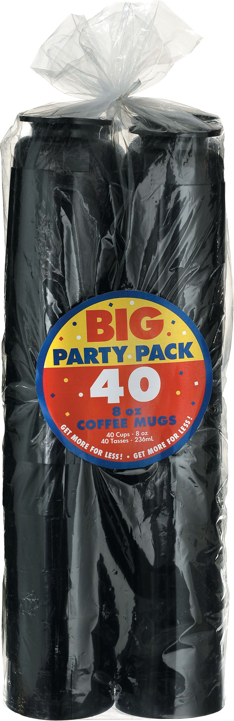 COFF MUG PLST BLK 20