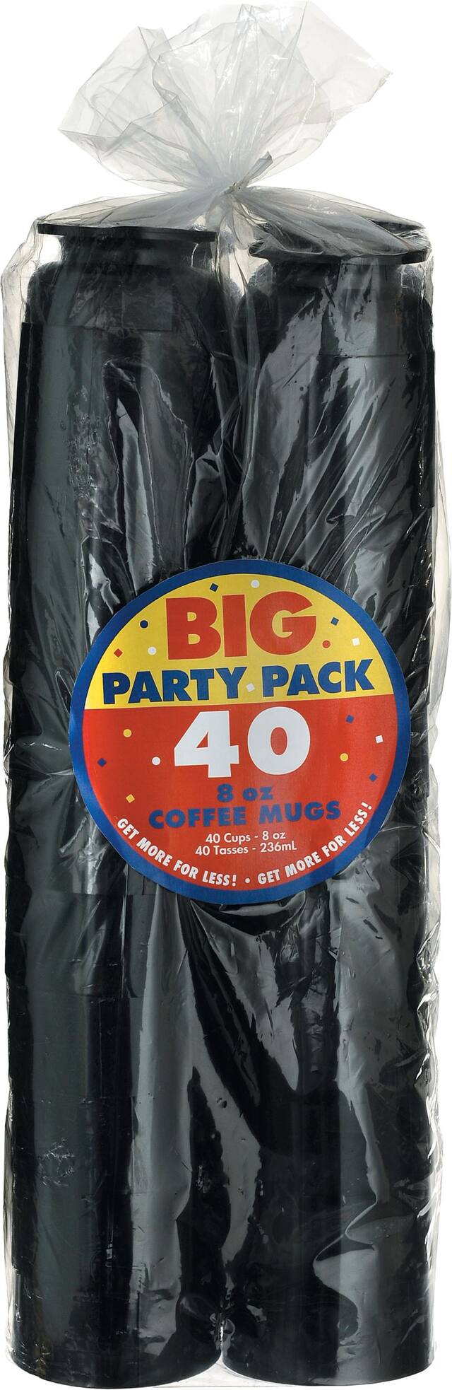 COFF MUG PLST BLK 20