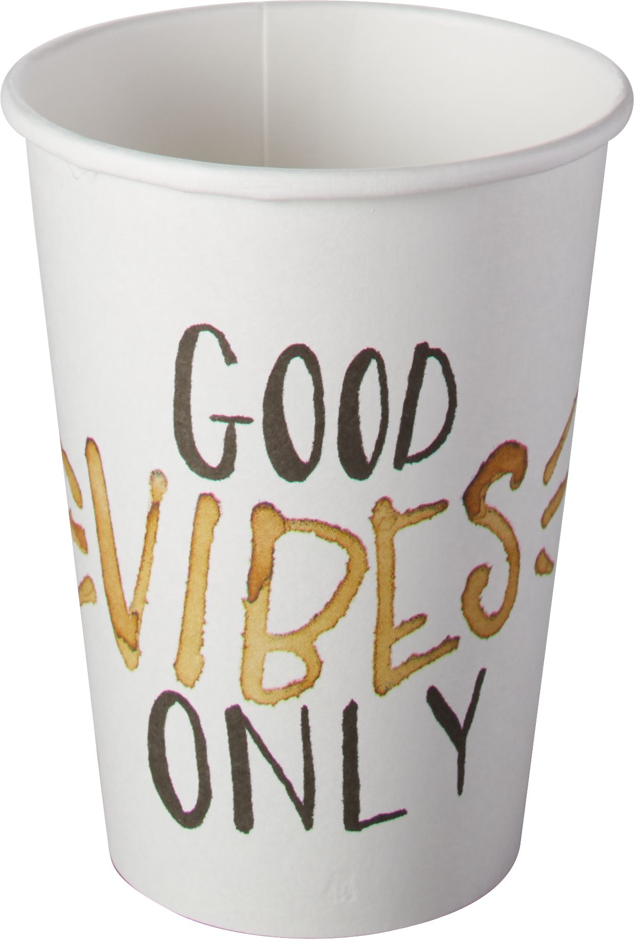 Big Party Goods Vibes Only Paper Coffee Cups, 40-pk Front_Elevated
