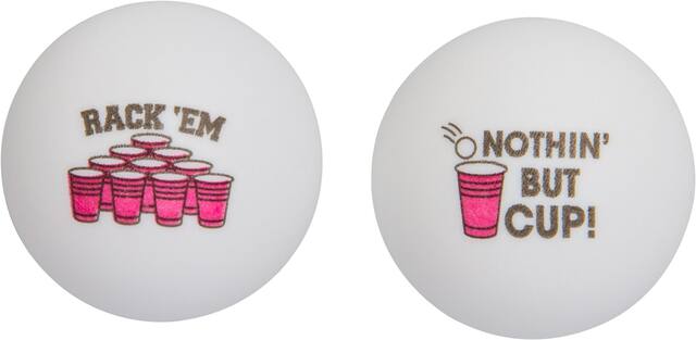 Adult Beer Pong Balls with Cute Sayings, Parties, 6-pk Front_Flat