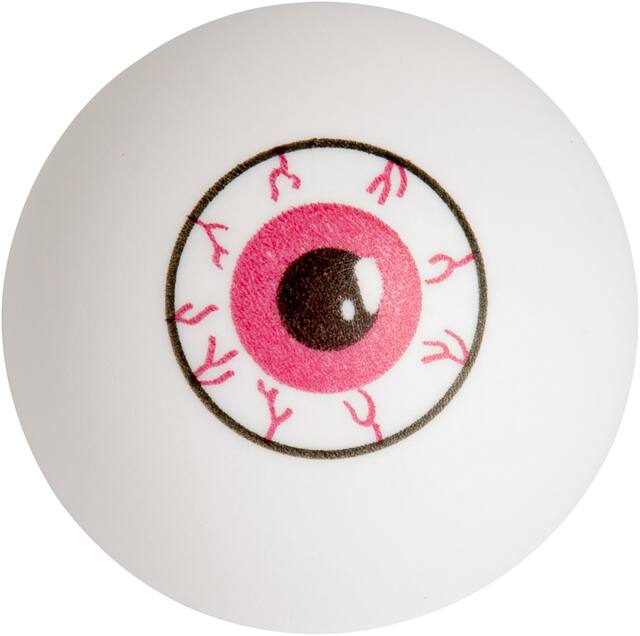 Balles de pong en forme d'oeil, paq. 6 Front_Flat