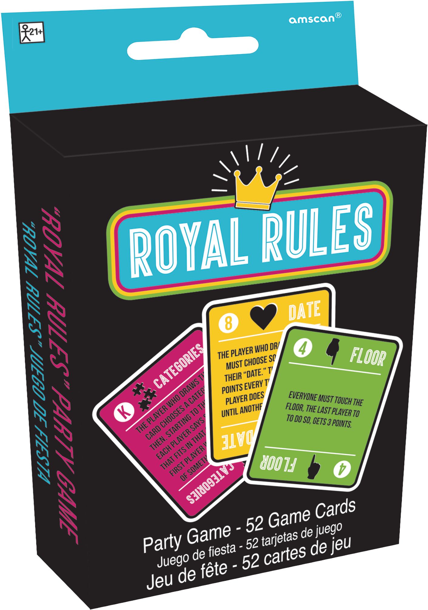Royalty Rules Card Game Front_Angled_Right
