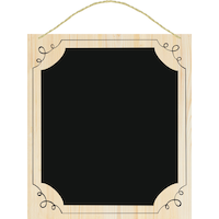 Large Chalkboard Sign Front_Flat