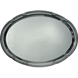 Chrome Oval Platter Overhead_Flat