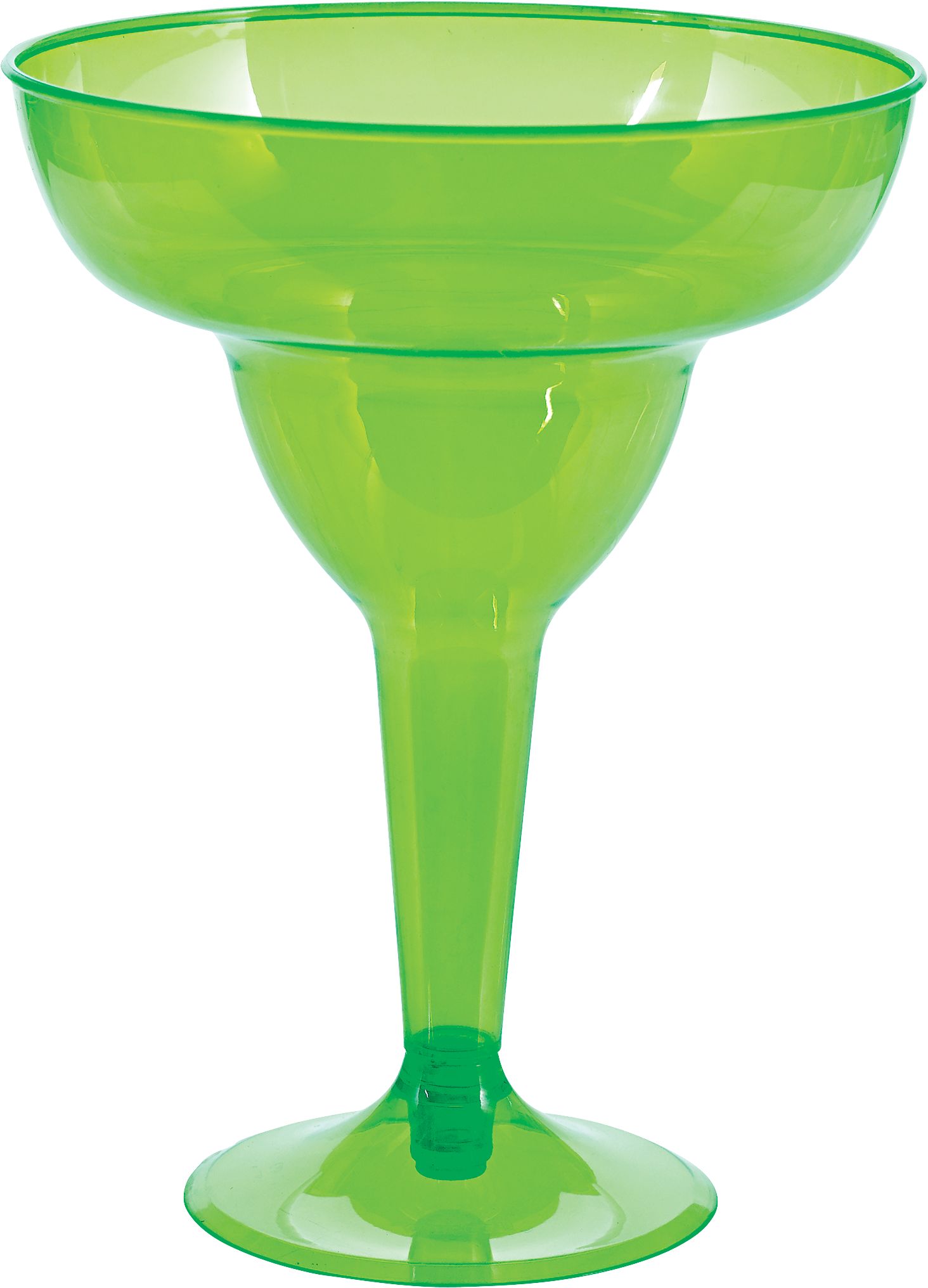 Big Party Pack Black Light Neon Margarita Glasses, 20-pk Front_Elevated