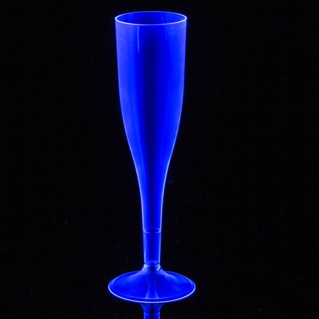 Black Light Neon Champagne Flutes, 20-pk Front_Flat