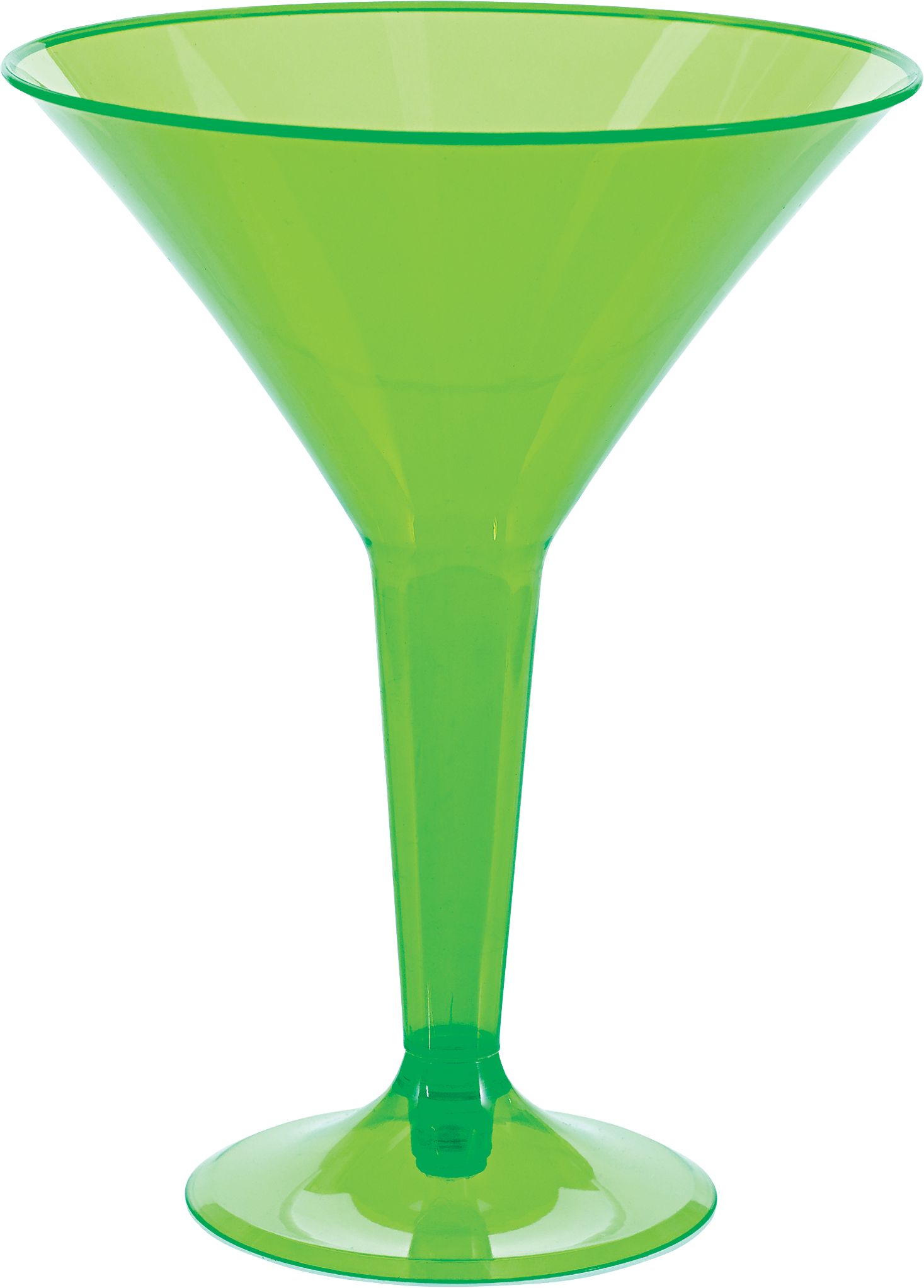 Black Light Neon Martini Glasses, 20-pk Front_Elevated