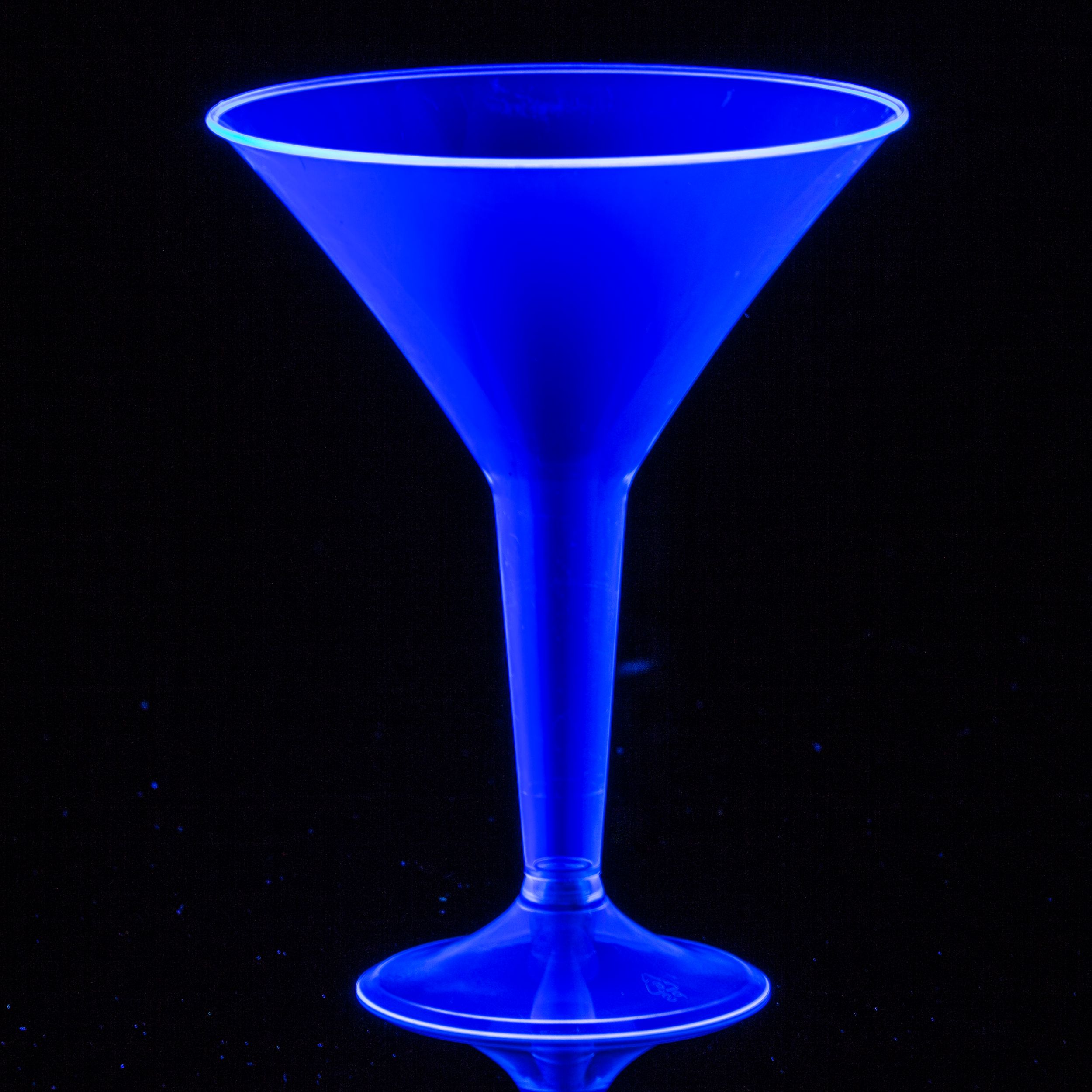 Black Light Neon Martini Glasses, 20-pk Front_Flat