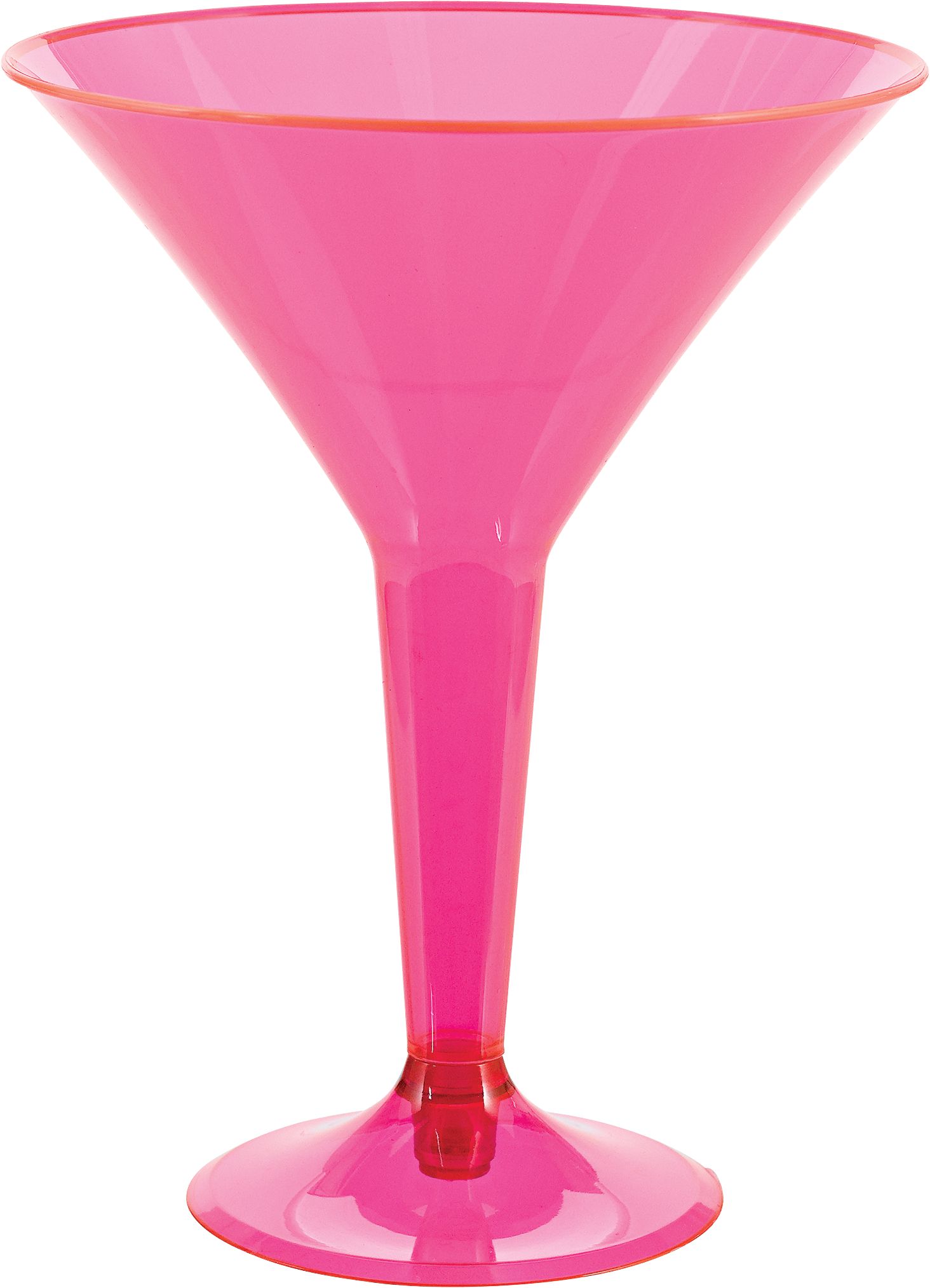 Black Light Neon Martini Glasses, 20-pk Front_Elevated