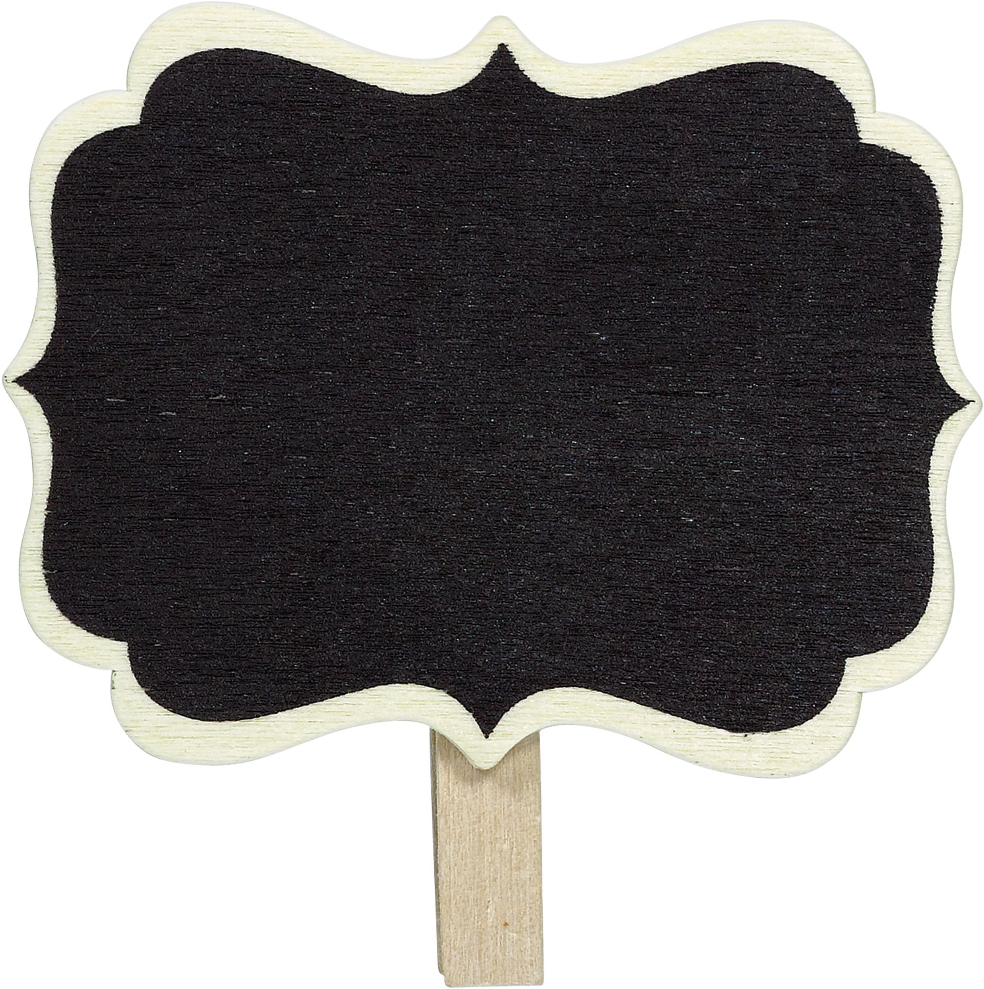 Chalkboard Label Clips, Black, 8-pk, for Birthday Party | Party City