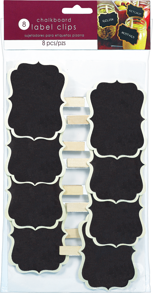 Scroll Chalkboard Label Clips, 8pk Canadian Tire