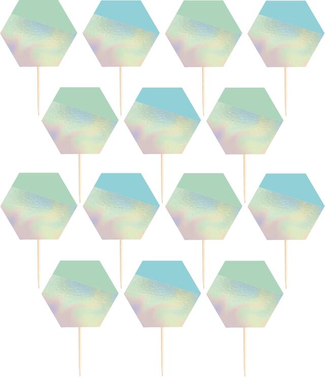 Shimmering Party Picks, 24-pk Front_Flat