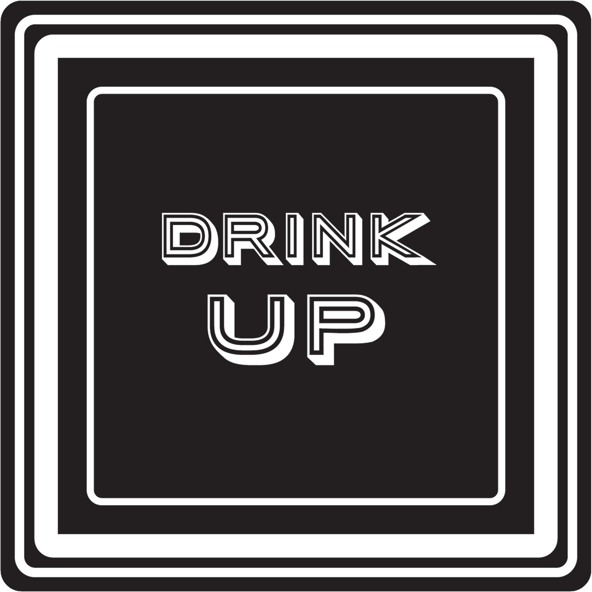 Sous-verre Eat and Enjoy, paq. de 18 Overhead_Flat