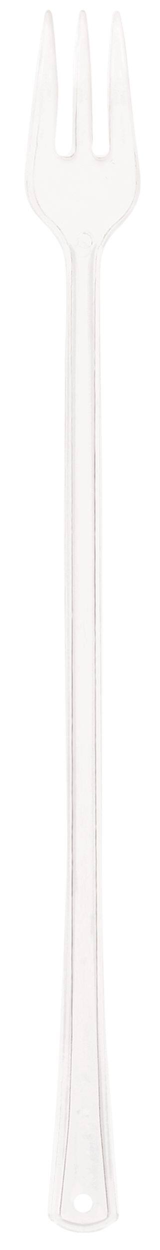 Mini Long Plastic Fork Front_Flat