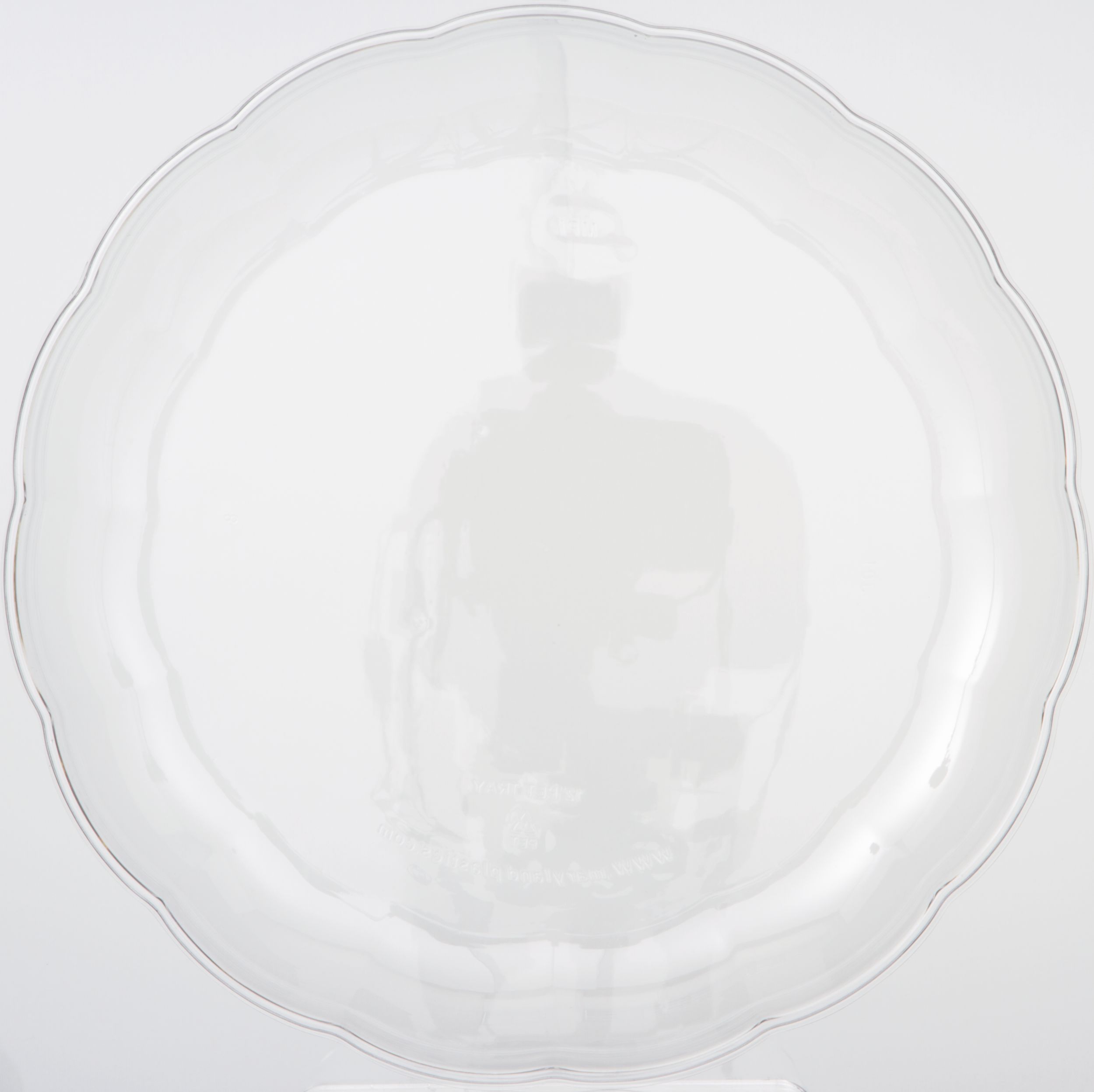 12" TRAY PLST CLEAR