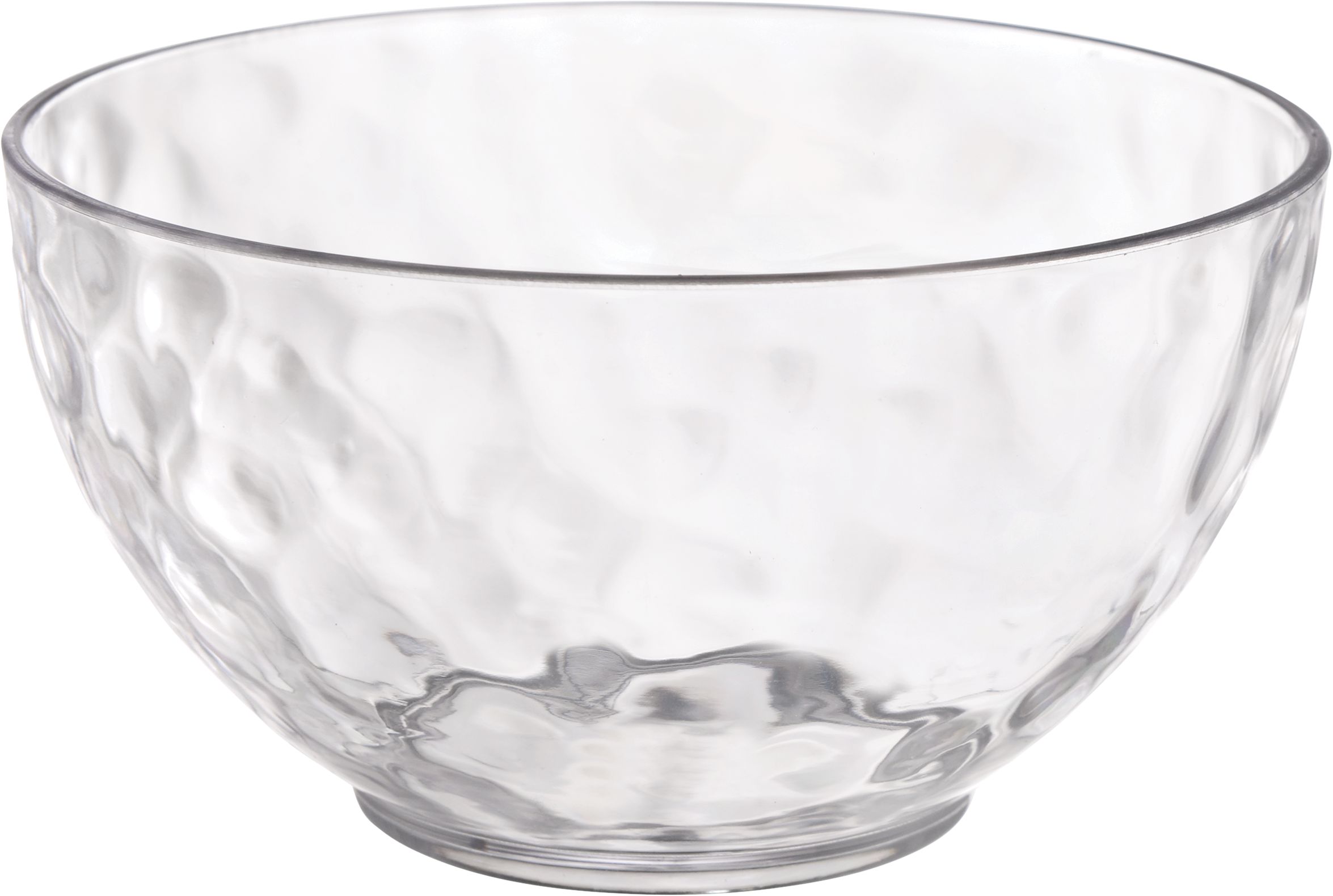 Premium Plastic Hammered Bowls, 3-pk Front_Elevated