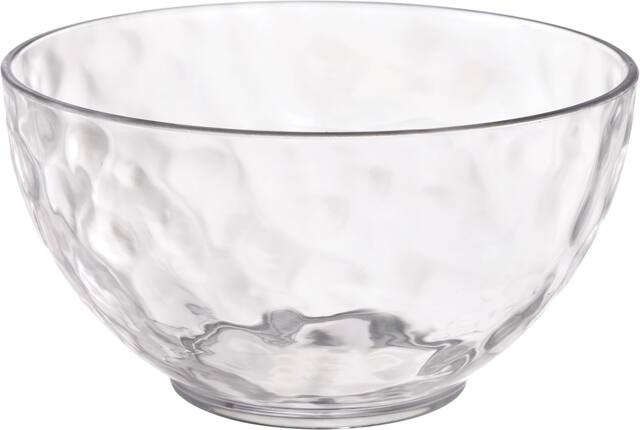 Premium Plastic Hammered Bowls, 3-pk Front_Elevated