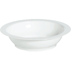 Mann Marketing Porcelain Onion Soup Bowl with Handles, 475-mL, White