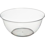 Bols à collation et embouts en plastique, fêtes d’anniversaire, transparent, 4 x 1,5&nbsp;po, paq. 20 Front_Elevated