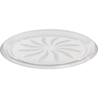 Plateau rond en plastique pour fêtes d'anniversaire, fête, anniversaire, couleurs variées, 16&nbsp;po