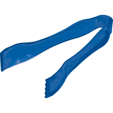 Lightweight Durable Plastic Mini Tongs, Royal Blue Front_Three_Fourths_Angled_Left