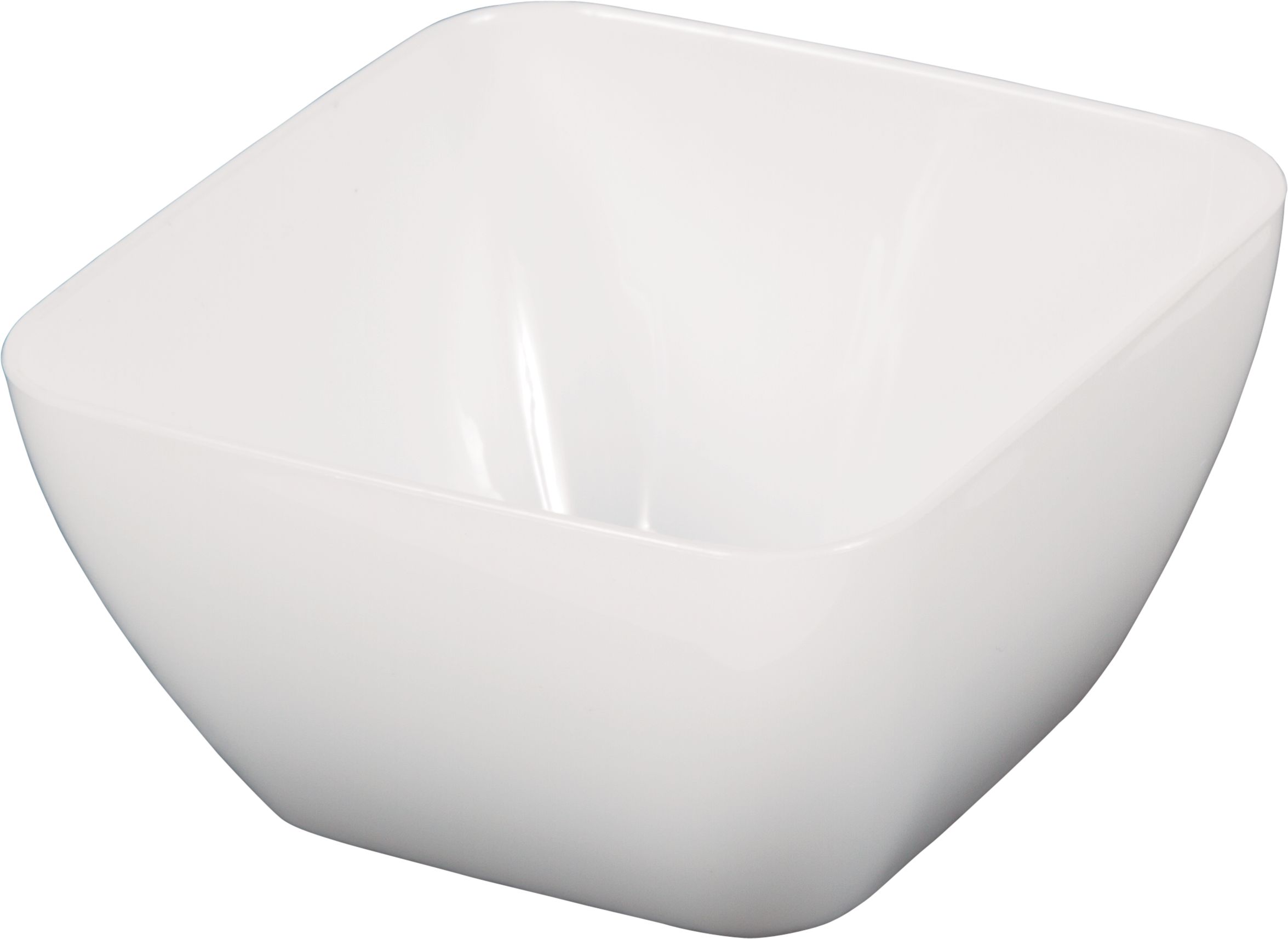 Mini Plastic Appetizer Set for Birthday, Party, Anniversary, Clear and White, 96-pk Front_Angled_Left