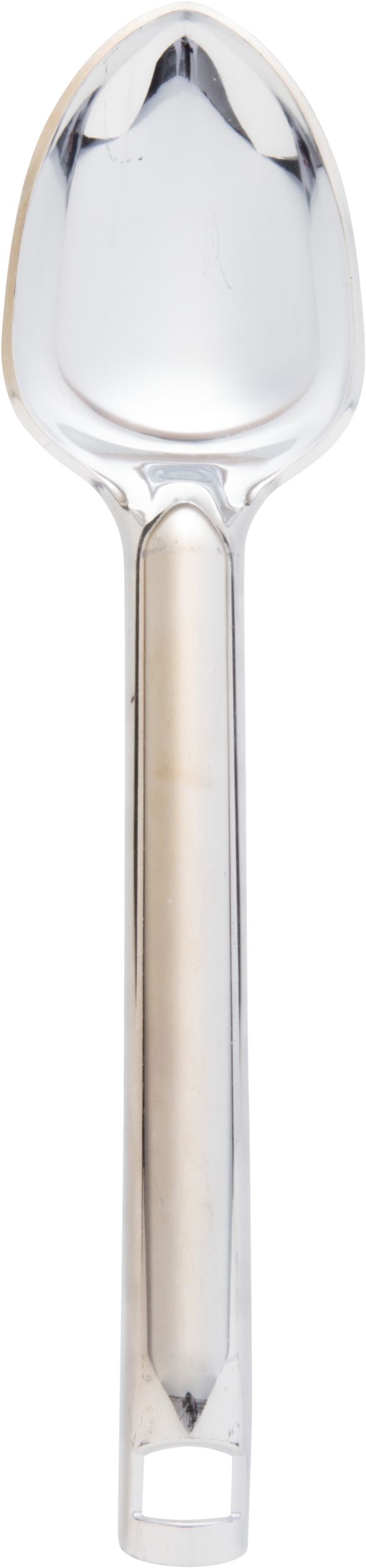 Plastic Serving Spoon, Silver, 20-pk Overhead_Flat