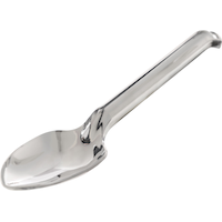 Cuillère de service en plastique, argent, paq. 20 Front_Angled_Left