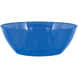 Plastic Serving Bowl for Birthday, Party, Anniversary, Clear, 10-qt Front_Elevated