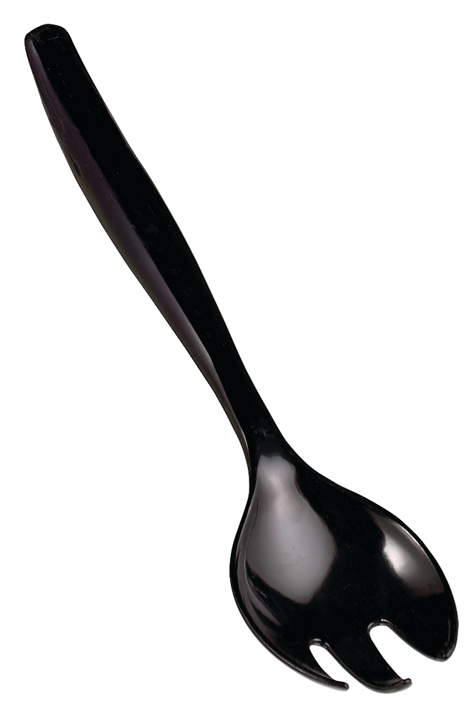 Black Plastic Serving Fork, 9in Party City