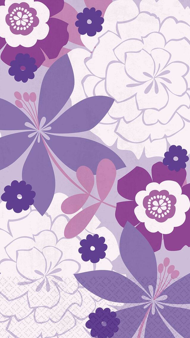 Plum Petals Guest Towels, 16-pk Front_Flat