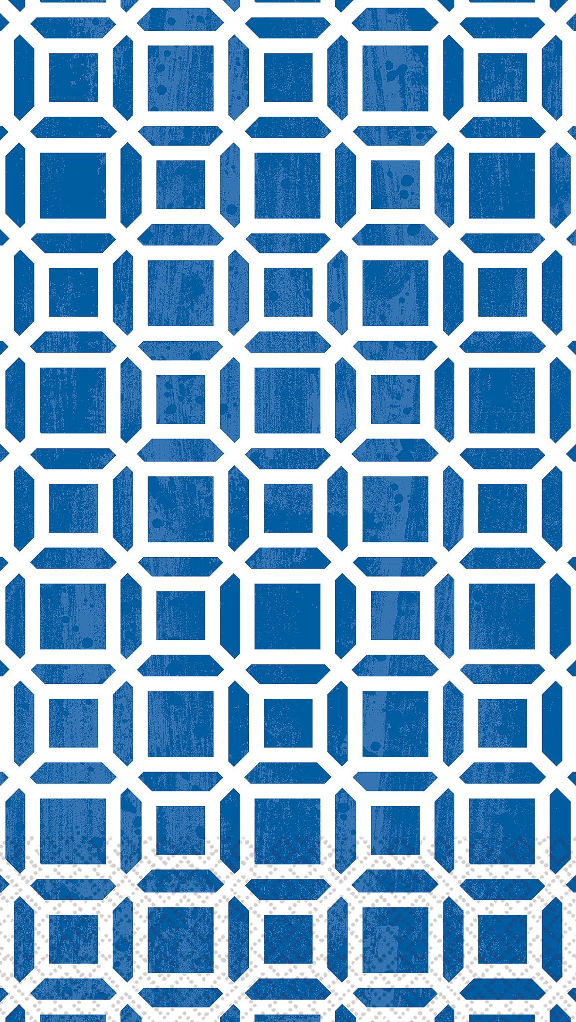 Serviettes pour invités indigo, paq. 16 Front_Flat