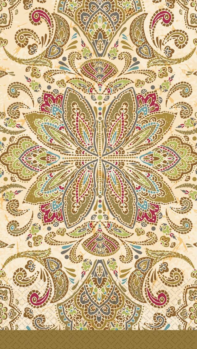 Essuie-mains d'invité avec motif de cachemire texturé, paq. 16 CloseUp