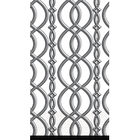 Grey Chain Elegant Eco Guest Towels, 16-pk CloseUp
