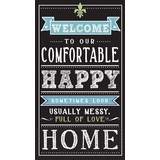 Chalkboard Happy Home Guest Towels, 16-pk CloseUp