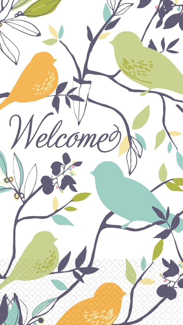 Eco-Friendly Recycled Paper Guest Towels for Birthday, Party, Anniversary, 16-pk Front_Flat