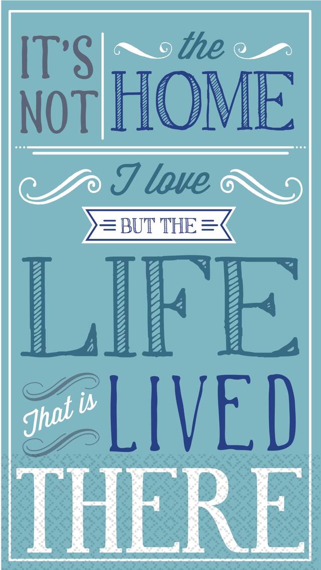 Loving Life Guest Towels, 16-pk CloseUp