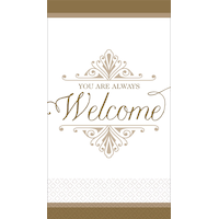 Gold Welcome Premium Guest Towels, 16-pk Front_Flat