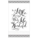 Wonderful Life Premium Guest Towels, 16-pk Overhead_Flat