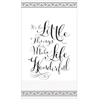 Essuie-mains d'invité haut de gamme de vie merveilleuse, paq. 16 Overhead_Flat