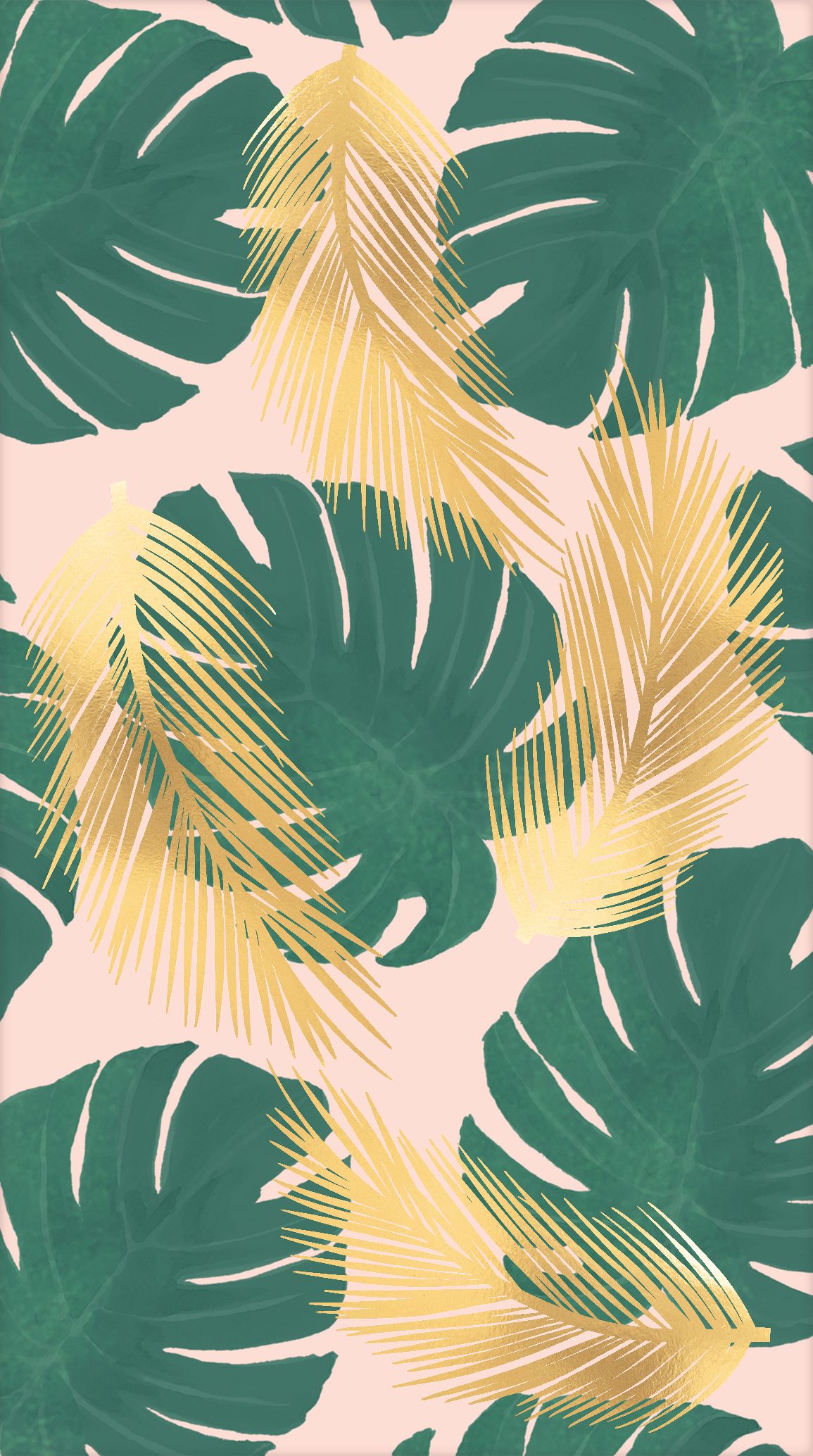Rectangle Paper Disposable Guest Towel Napkins, Pink/Green, Palm Leaves, 8-in, 20-pk, 2-ply, for Summer Party Front_Flat